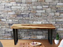 Load image into Gallery viewer, Side table Raintree Wood Console Table, Hallway Table 1.8 Meter 180cm single piece of Raintree wood