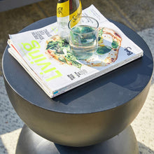 Load image into Gallery viewer, Outdoor furniture_Nordic Hourglass Imitation Terrazzo Small Side Table Coffee Table Creative Round Small Side Table