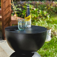 Load image into Gallery viewer, Outdoor furniture_Nordic Hourglass Imitation Terrazzo Small Side Table Coffee Table Creative Round Small Side Table