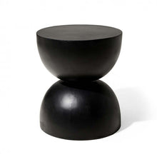 Load image into Gallery viewer, Outdoor furniture_Nordic Hourglass Imitation Terrazzo Small Side Table Coffee Table Creative Round Small Side Table