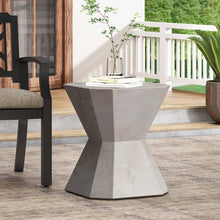 Load image into Gallery viewer, side table Outdoor furniture Coffee Table Large multi sided Side Table 45 CM wide 51cm height Grey