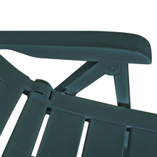 Load image into Gallery viewer, 7 Piece Outdoor Dining Set Plastic Green