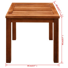 Load image into Gallery viewer, Sun Loungers 2 pcs with Table Solid Acacia Wood and Textilene