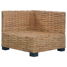 Load image into Gallery viewer, Corner Sofa with Cushions Natural Rattan