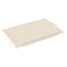 Load image into Gallery viewer, Rocking Sun Lounger with Cushion Solid Teak Wood