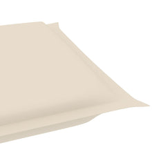 Load image into Gallery viewer, Rocking Sun Lounger with Cushion Solid Teak Wood