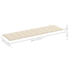 Load image into Gallery viewer, Rocking Sun Lounger with Cushion Solid Teak Wood