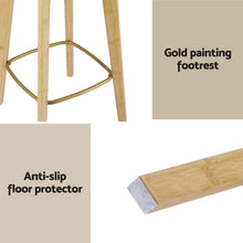 Load image into Gallery viewer, Artiss Bar Table and Stools Set Dining Desk Kitchen Chairs Cafe Pub