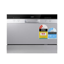 Load image into Gallery viewer, Devanti 6 Place Settings Benchtop Dishwasher Sliver