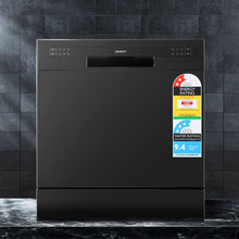Load image into Gallery viewer, Devanti 8 Place Settings Benchtop Dishwasher Black