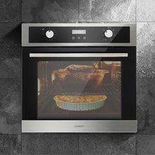 Load image into Gallery viewer, Devanti Electric Built In Wall Oven 80L Convection Grill Ovens Stainless Steel