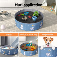 Load image into Gallery viewer, Keezi Kids Ball Pool Pit Toddler Play Foldable Child Playhouse Storage Bag Blue