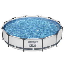 Load image into Gallery viewer, Bestway Swimming Pool 366x76cm Steel Frame Round Above Ground Pools w/ Filter Pump 6473L