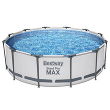 Load image into Gallery viewer, Bestway Swimming Pool 366x100cm Steel Frame Round Above Ground Pools w/ Filter Pump 9150L