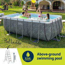 Load image into Gallery viewer, Bestway Swimming Pool 412x201x122cm Steel Frame Pool Set w/Pump Ladder