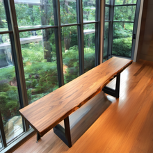 Load image into Gallery viewer, Bench seat or low set console table, hallway table Raintree Wood 1.8 Meter 180cm-model 034