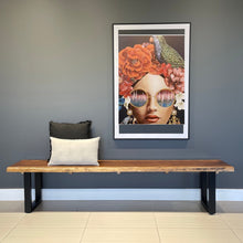 Load image into Gallery viewer, Bench seat or low set console table, hallway table Raintree Wood 1.8 Meter 180cm-model OS35