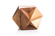 Load image into Gallery viewer, Brainteaser wooden puzzles set of 4 in a gift box.