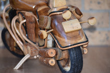 Load image into Gallery viewer, Fathers Day Gift Wood Motor bike model carved large 65cm length-YES sixty five cm !