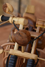Load image into Gallery viewer, Fathers Day Gift Wood Motor bike model carved large 65cm length-YES sixty five cm !