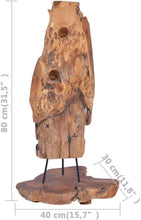 Load image into Gallery viewer, Wine Rack for 8 Bottles 40x30x80 cm Solid Teak Wood