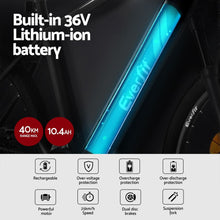 Load image into Gallery viewer, Everfit 27.5 Inch Electric Bike Mountain Bicycle eBike Battery 21 Speed