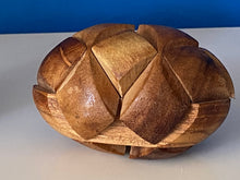 Load image into Gallery viewer, Fathers Day gift Brain teaser puzzle Football shaped challenge-see if Dad can put it back together-Fun