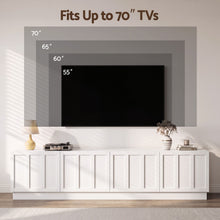 Load image into Gallery viewer, Artiss 180cm TV Unit Entertainment Cabinet Fluted Style Cable Management White