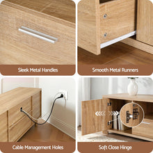 Load image into Gallery viewer, Artiss TV Unit & Coffee Table Set Storage Drawer Pine