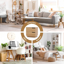 Load image into Gallery viewer, Bedside Table 2 Drawers Nightstand Pine
