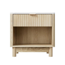 Load image into Gallery viewer, Artiss 2X Bedside Table Nightstand 1 Drawer Shelves Pine