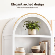 Load image into Gallery viewer, Buffet Sideboard Cabinet Pantry 180CM Arched Storage Bookshelf White
