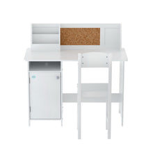 Load image into Gallery viewer, Keezi Kids Table and Chair Set Children Study Play Toys Desk w/ Cabinet Storage