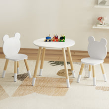 Load image into Gallery viewer, Keezi 3 Piece Kids Table and Chairs Set Activity Playing Study Children Desk