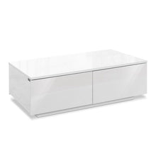 Load image into Gallery viewer, Artiss Coffee Table 4 Drawers White Trevi