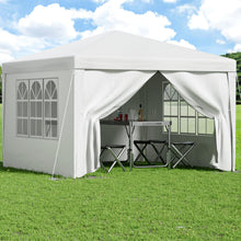 Load image into Gallery viewer, Gazebo 3x3 Pop Up Marquee Folding Tent Wedding Gazebos Camping Outdoor Canopy White