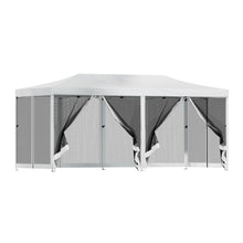 Load image into Gallery viewer, Gazebo Pop Up Marquee 3x6m Wedding Party Outdoor Camping Tent Canopy Shade Mesh Wall White