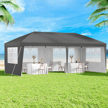 Load image into Gallery viewer, Gazebo 3x6m Pop Up Marquee Wedding Party Outdoor Camping Canopy Grey