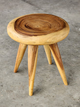 Load image into Gallery viewer, Round Coffee Side Table Timber-40 cm across