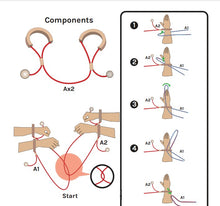 Load image into Gallery viewer, Brainteaser party game puzzle handcuffs challenge
