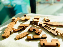 Load image into Gallery viewer, Brainteaser wood puzzle Helicopter - 3D Interlocking wooden puzzle
