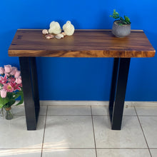 Load image into Gallery viewer, Console Table, Hallway Table Raintree Wood 1 Meter 100cm (Model OS7)