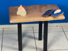 Load image into Gallery viewer, Bedside side Table- Live Edge Silky Oak Australian Timber