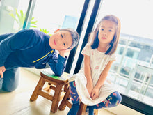 Load image into Gallery viewer, Children's furniture Stool Blue Baby ELEPHANT for Toddlers Step sitting Stool.