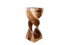 Load image into Gallery viewer, Double Twist stool side table Acacia wood Side Table/Corner Table Bar stool-76 cm height