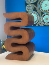 Load image into Gallery viewer, Side Table, corner Stool, Plant Stand Raintree Wood Natural Finish-Book Stack