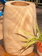 Load image into Gallery viewer, Wooden Stool or Pot Holder Side table- set of 2 (TWO Pots)