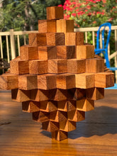 Load image into Gallery viewer, Brainteaser puzzle- extreme Jumbo 51-piece Pagoda interlocking Puzzle-awesome gift for Smart Dads