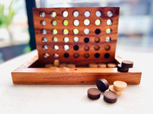 Load image into Gallery viewer, Connect Four 4 IN A ROW GAME board game -folds away travel ready.