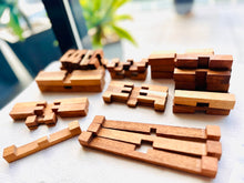 Load image into Gallery viewer, Brainteaser puzzle- extreme Jumbo 51-piece Pagoda interlocking Puzzle-awesome gift for Smart Dads